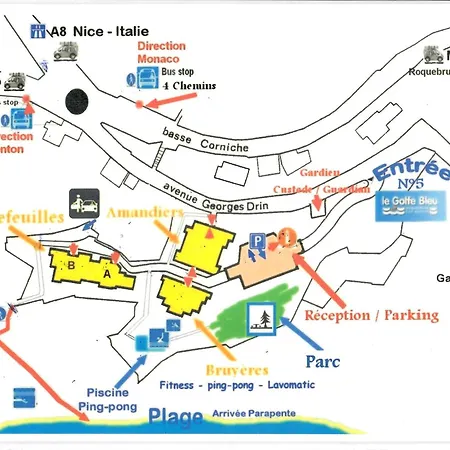 4 Pers. Vue Avec Wi-fi Et Terrasse - Fr-1-827-39 * Roquebrune-Cap-Martin